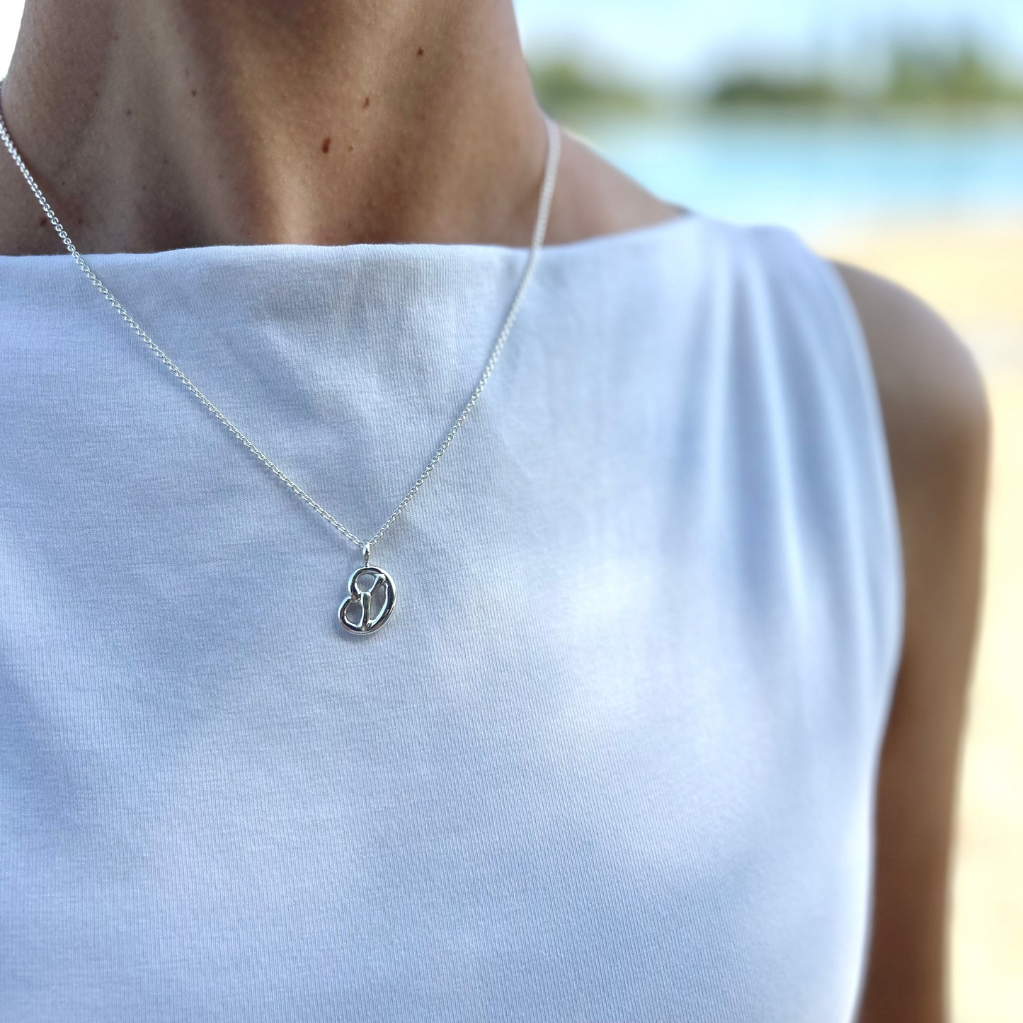Kette Silberbrezel