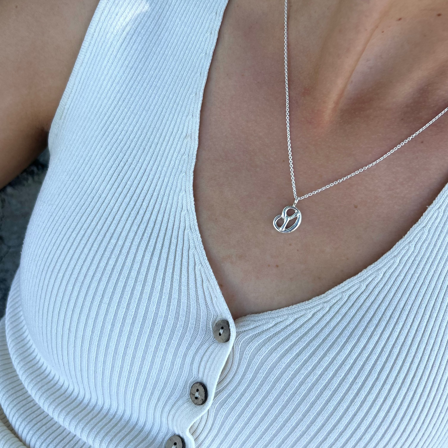 Kette Silberbrezel